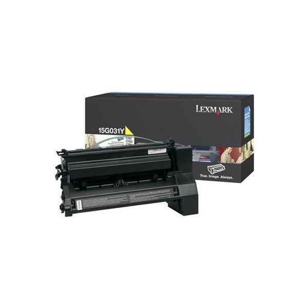 Lexmark 15G031Y Amarillo Cartucho de Tóner Original