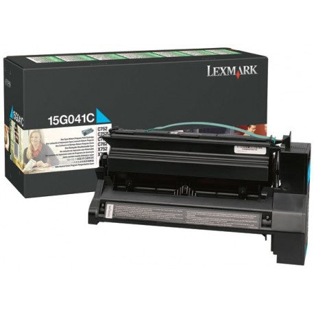 Lexmark 15G041C Cian Cartucho de Tóner Original