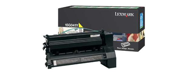 Lexmark 15G041Y Amarillo Cartucho de Tóner Original