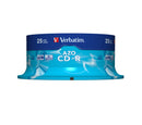 Verbatim 43352 CD-R 700 Mb 52X Cristal Azo Tarrina 25u