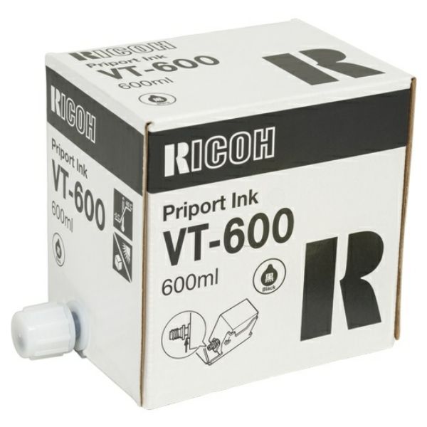 Ricoh 817101 TYPE-VT600 Negro Cartucho de Tinta Original Pack de 5 ud