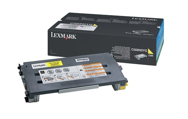 Lexmark C500H2YG Amarillo Cartucho de Tóner Original