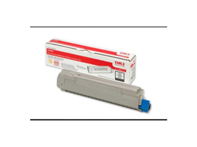 OKI C8600/C8800 Negro Cartucho de Toner Original - 43487712