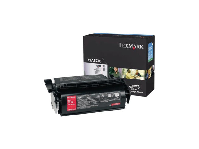 Lexmark 12A5740 Negro Cartucho de Tóner Original
