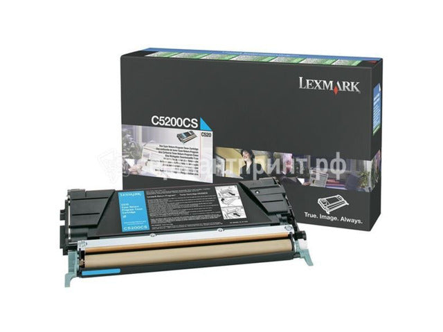 Lexmark C5200CS Cian Cartucho de Tóner Original