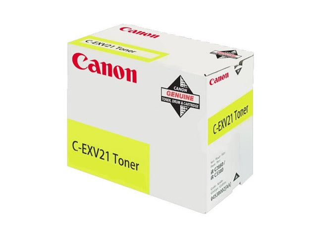 Canon CEXV21 Amarillo Cartucho de Toner Original - 0455B002