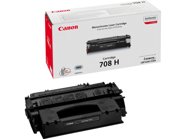 Canon 708H Negro Cartucho de Toner Original - 0917B002