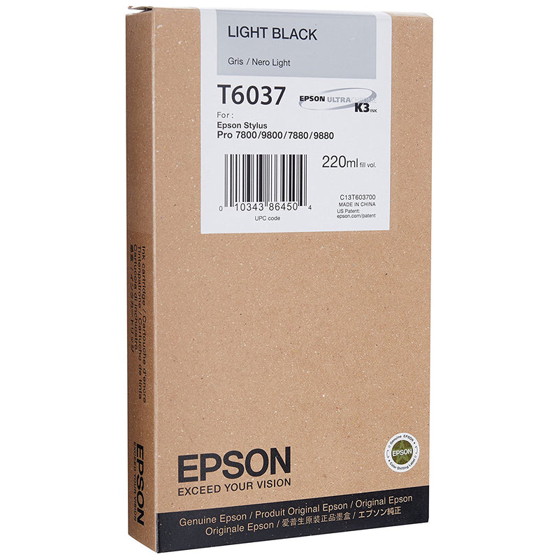 Epson T6037 Gris Cartucho de Tinta Original - C13T603700