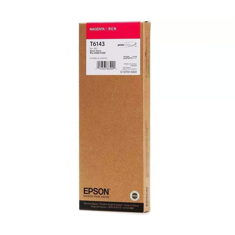 Epson T6143 Magenta Cartucho de Tinta Original - C13T614300