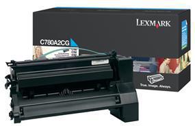 Lexmark C780A2CG Cian Cartucho de Tóner Original