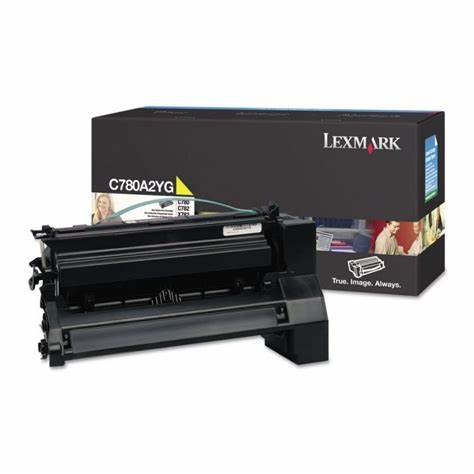 Lexmark C780A2YG Amarillo Cartucho de Tóner Original