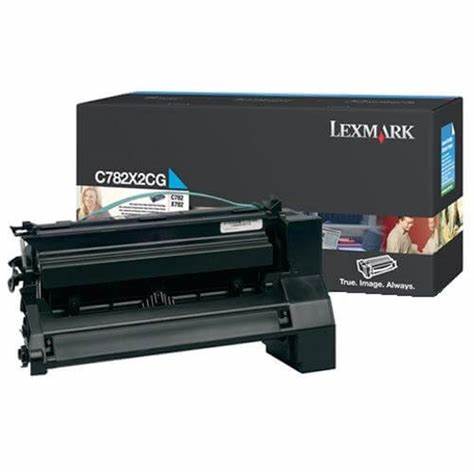 Lexmark C782X2CG Cian Cartucho de Tóner Original