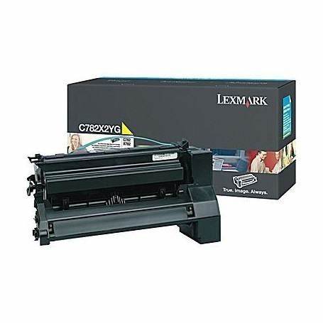 Lexmark C782X2YG Amarillo Cartucho de Tóner Original