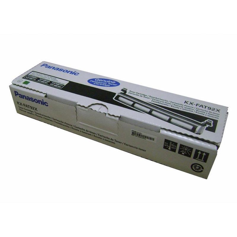 Panasonic KXFAT92X Negro Cartucho de Tóner Original