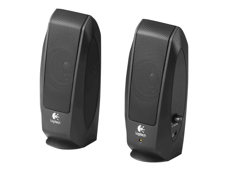 Logitech S120 Altavoces 2.0 2.2W - Entrada Jack 3.5mm - Cable de 1.50m - Color Negro