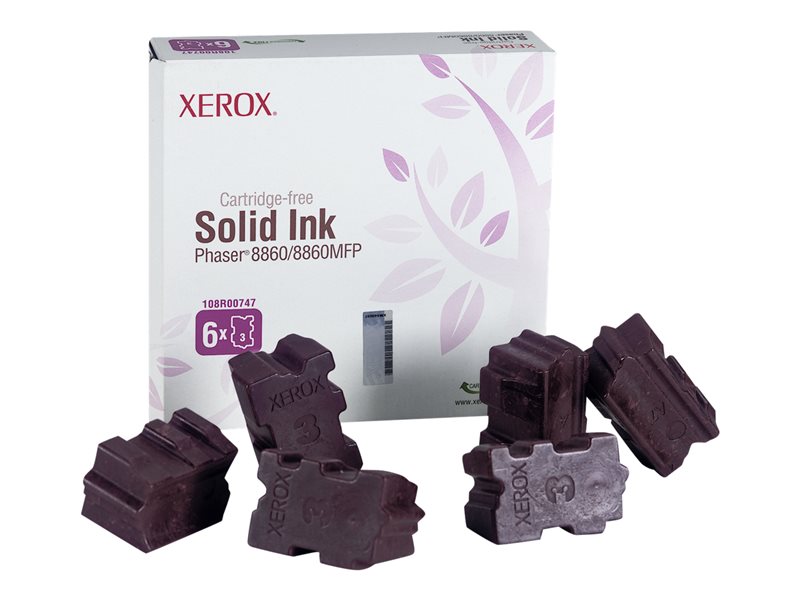 Xerox 108R00747 Magenta Cartucho de Tinta Original Pack de 6 ud