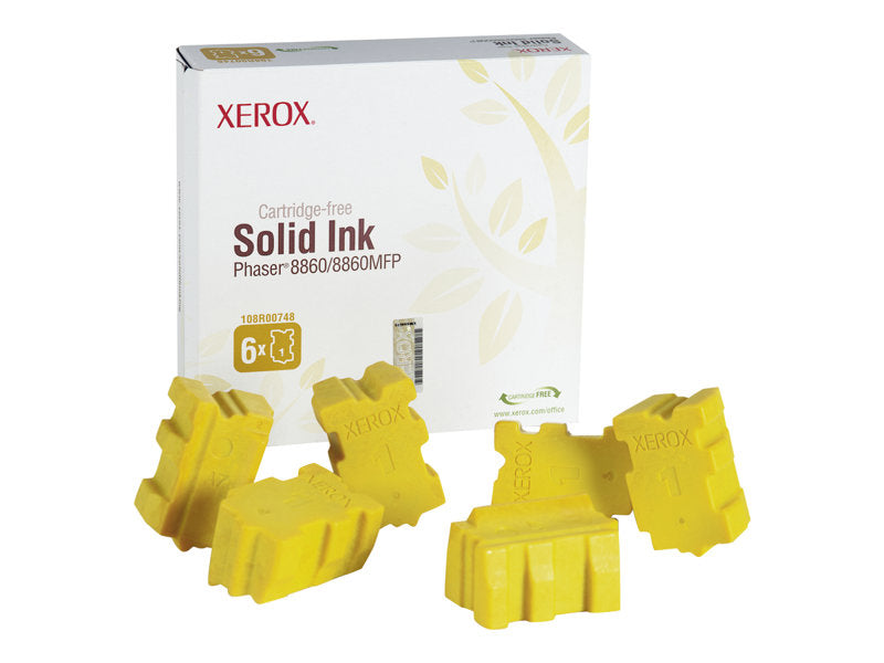 Xerox 108R00748 Amarillo Cartucho de Tinta Original  Pack de 6 ud