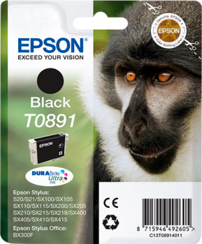 Epson T0891 Negro Cartucho de Tinta Original - C13T08914011