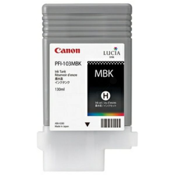 Canon PFI103MBK Negro Mate Cartucho de Tinta Original