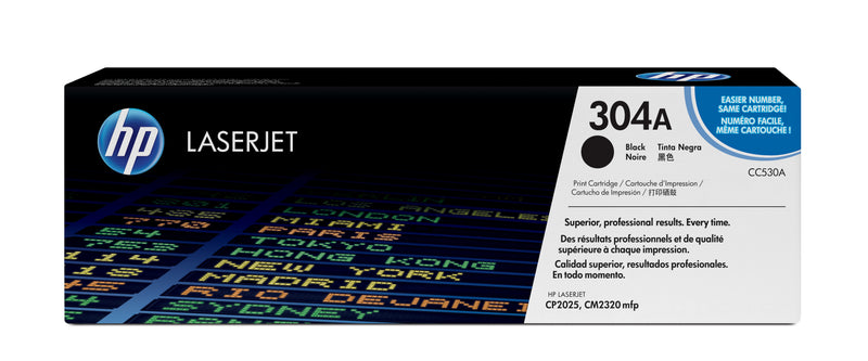 HP CC530A Negro Cartucho de Toner Original - 304A