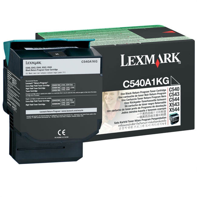 Lexmark 0C540A1KG Negro Cartucho de Tóner Original