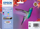 Epson T0807 Pack de 6 Cartuchos de Tinta Originales - C13T08074011