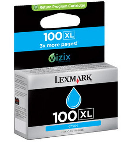 Lexmark 100CXL   14N1069E Cian Cartucho de Tinta Original