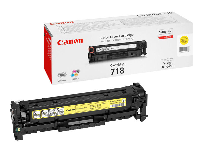 Canon 718 Amarillo Cartucho de Toner Original - 2659B002