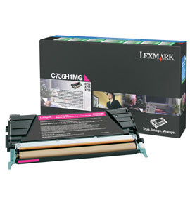 Lexmark C736H1MG Magenta Cartucho de Tóner Original
