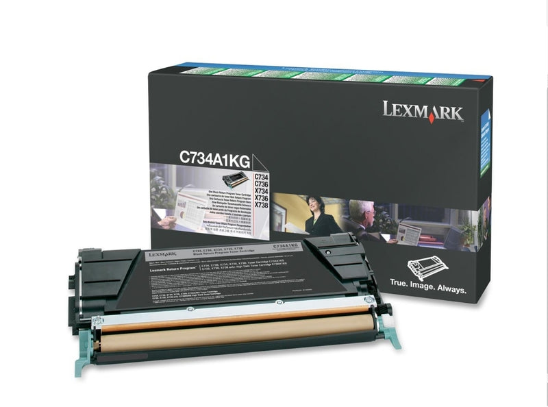 Lexmark C734A1KG Negro Cartucho de Tóner Original