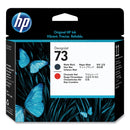 Hp 73 CD949A Rojo y Negro Mate Cabezal de Tinta Original