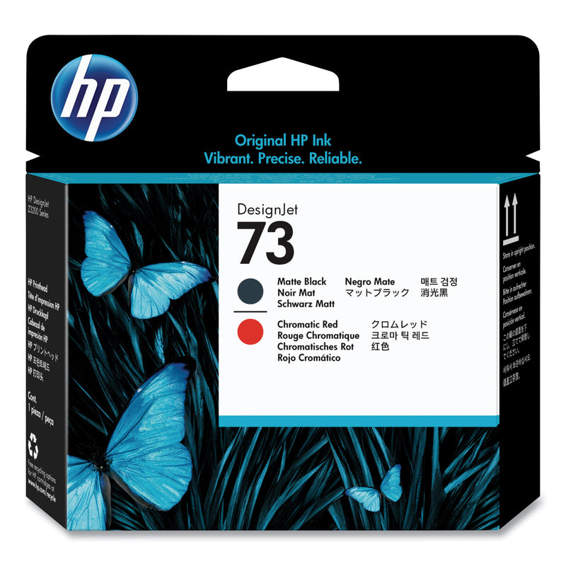 Hp 73 CD949A Rojo y Negro Mate Cabezal de Tinta Original