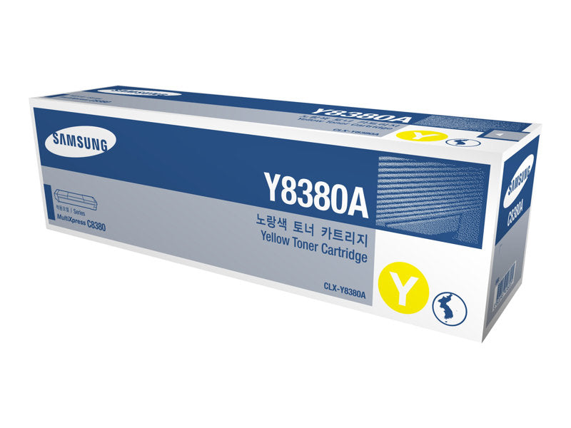 Samsung CLXY8380A   SU627A Amarillo Cartucho de Tóner Original
