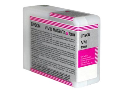 Epson T580A Magenta Vivido Cartucho de Tinta Original - C13T580A00