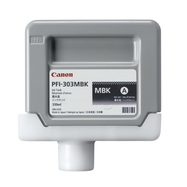 Canon PFI303MBK Negro Mate Cartucho de Tinta Original