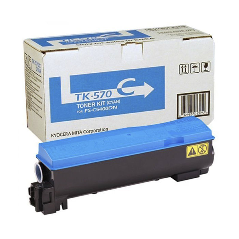 Kyocera TK570C Cyan Cartucho de Toner Original - 1T02HGCEU0/TK570C