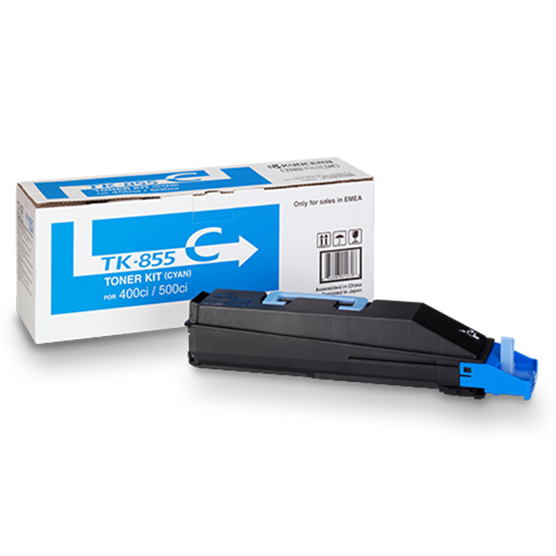 Kyocera TK855C Cyan Cartucho de Toner Original - 1T02H7CEU0/TK855C