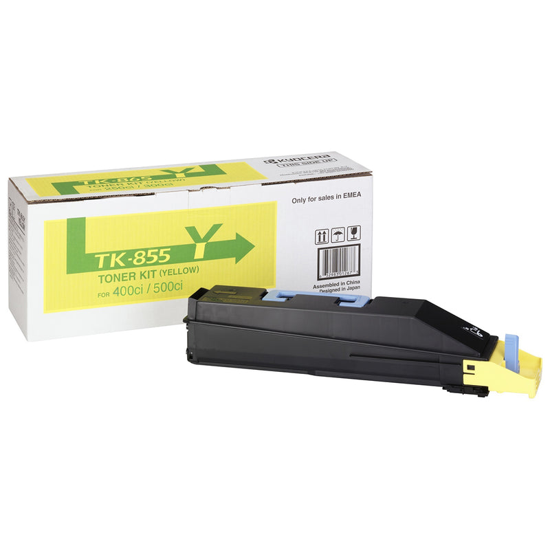 Kyocera TK855Y Amarillo Cartucho de Toner Original - 1T02H7AEU0/TK855Y