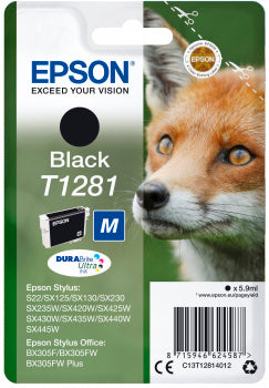 Epson T1281 Negro Cartucho de Tinta Original - C13T12814012