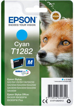 Epson T1282 Cyan Cartucho de Tinta Original - C13T12824012