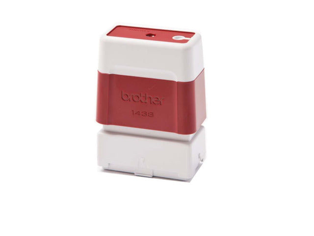 Brother PR1438R6P Pack de 6 Monturas de Sellos Originales - 14x38mm - Color Rojo