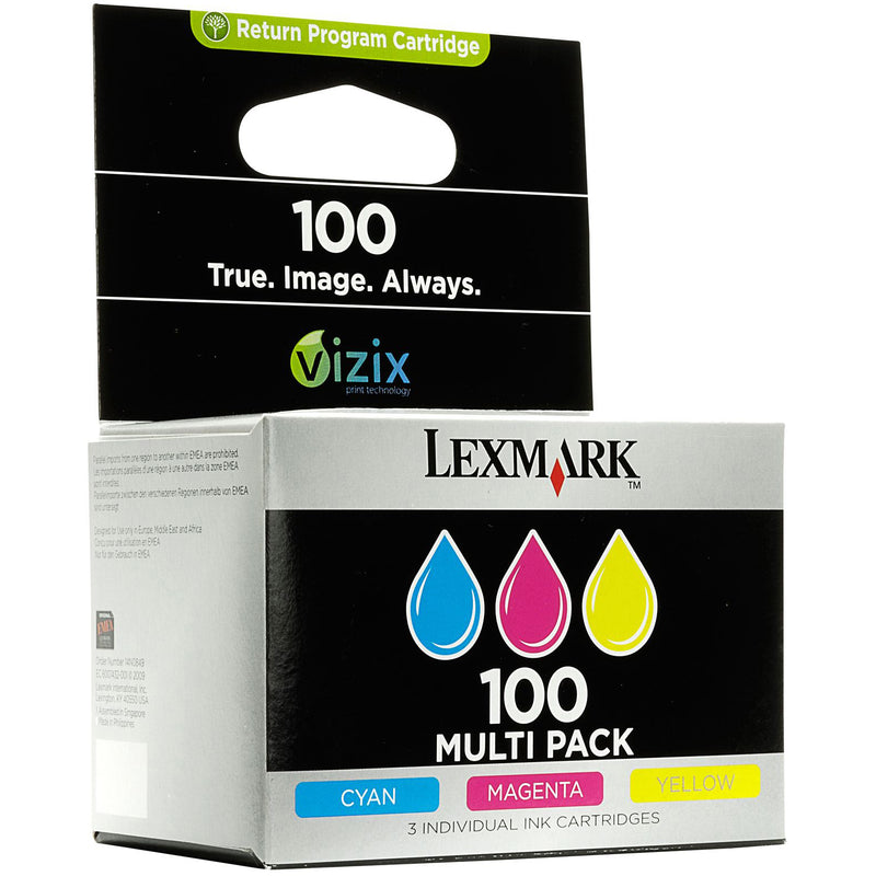 Lexmark 100 14N0849 C/M/Y Cartucho de Tinta Original