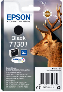 Epson T1301 Negro Cartucho de Tinta Original - C13T13014012