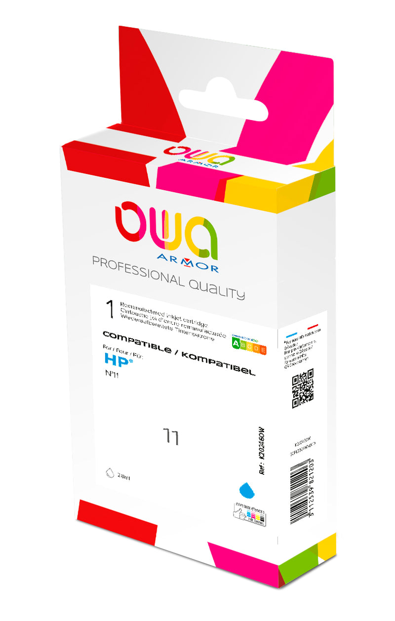 Armor Owa 11 C4836AE Cian Tinta Compatible Premium HP