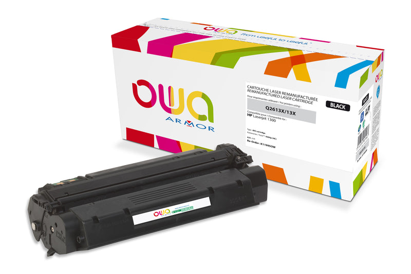 Armor Owa 13X Q2613X Negro Cartucho de Tóner Compatible Premium Hp