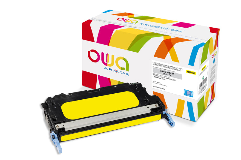 Armor Owa 502A Q6472A Amarillo Tóner Compatible Premium HP