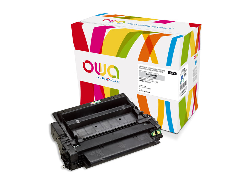 Armor Owa 11X Q6511X Negro Cartucho de Tóner Compatible Premium Hp