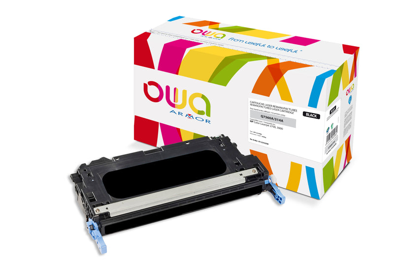 Armor Owa 314A Q7560A Negro Cartucho de Tóner Compatible Premium Hp