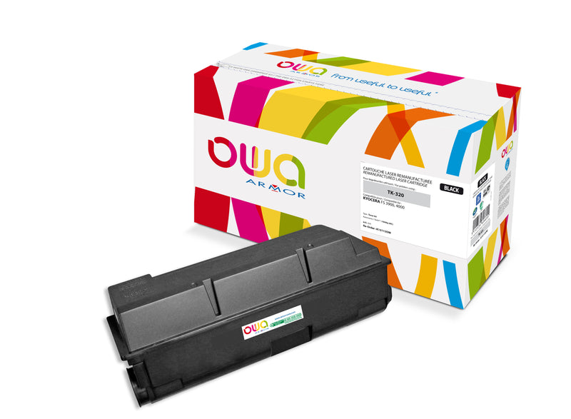 Armor Owa TK320 Negro Cartucho de Tóner Compatible Premium Kyocera