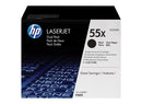 Hp 55X CE255XD Negro Cartucho de Tóner Original  Pack de 2 ud